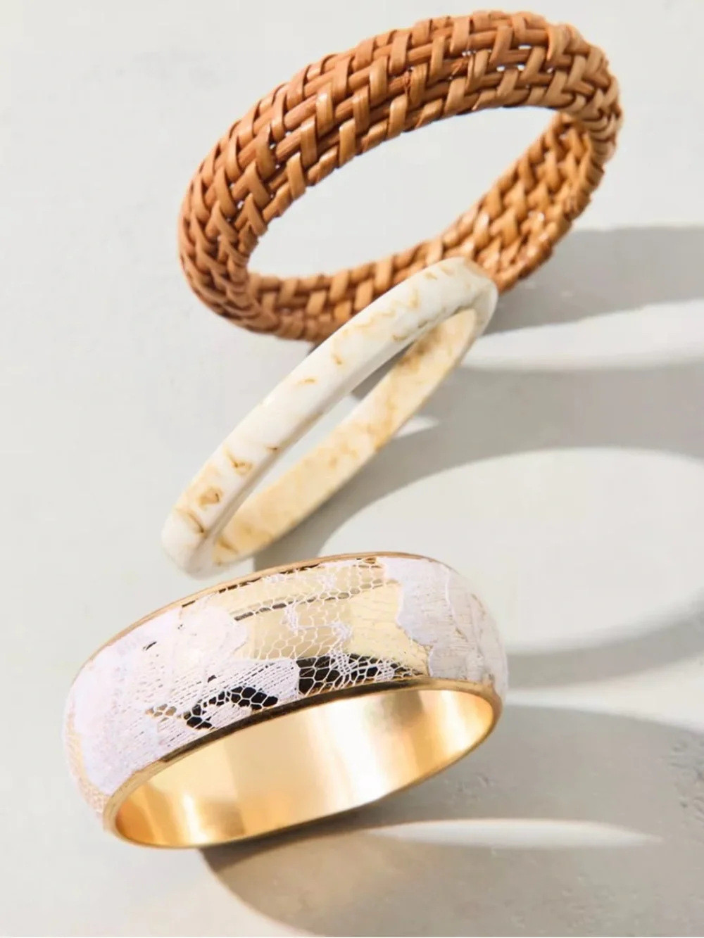 Urban Outfitters PalmaTextured Stacked Bracelet Set